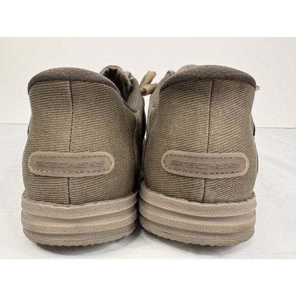 Skechers Slip-Ins Relaxed Fit Men’s 11 Khaki Melson Coronado Moc Toe Casual - Picture 5 of 16